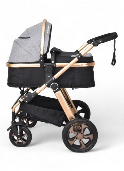 Buy Foldable Baby Stroller - Grey in Saudi Arabia