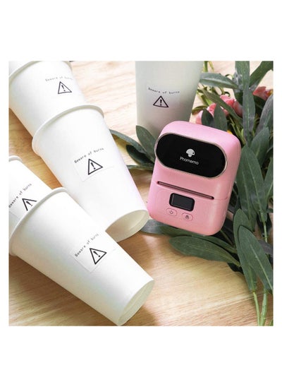 Buy Phomemo M110 Portable Thermal Label Printer Bluetooth Connection Apply For Labeling Shipping Office Cable Retail Barcode in UAE