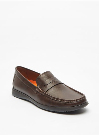 Buy Solid Slip-On Loafers in Saudi Arabia