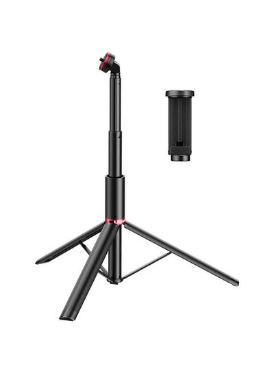 اشتري Ulanzi MT-54 155cm/ 61.02in Selfie Stick Tripod Portable Light Stand Adjutable Height 1kg-1.5kg Load Capacity with Phone Holder for Vlog Live Streaming Selfie Video Recording في السعودية