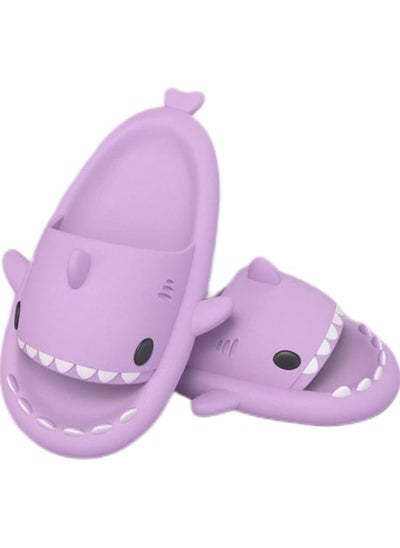 Buy Shark Slippers Non-Slip Flat for Adult and kids Sandals Soft and Comfortable Slippers for Outdoors or Indoors in UAE