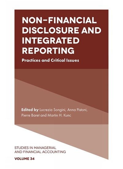 اشتري Non-Financial Disclosure and Integrated Reporting: Practices and Critical Issues في الامارات