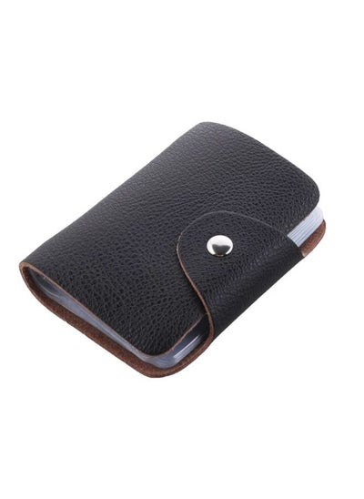 Buy Leather Card Case Black in UAE