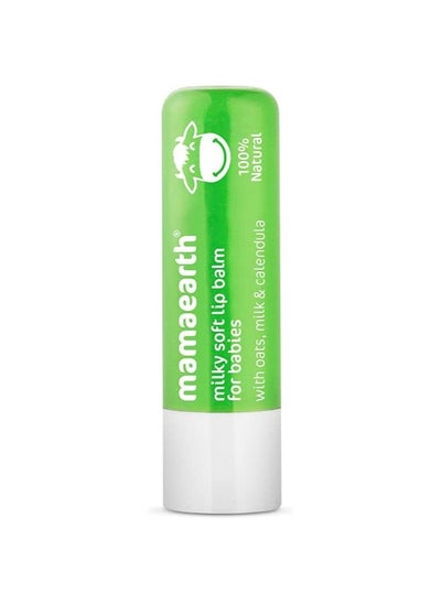 Buy Mamaearth 100% Natural Milky Soft Lip Balm for Kids 4 g in UAE