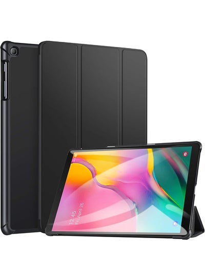 Buy Protective Flip Case For Samsung Galaxy Tab A 10.1 (2019) SM-T510 With Trifold Stand Auto Wake Sleep Shockproof Cover in UAE