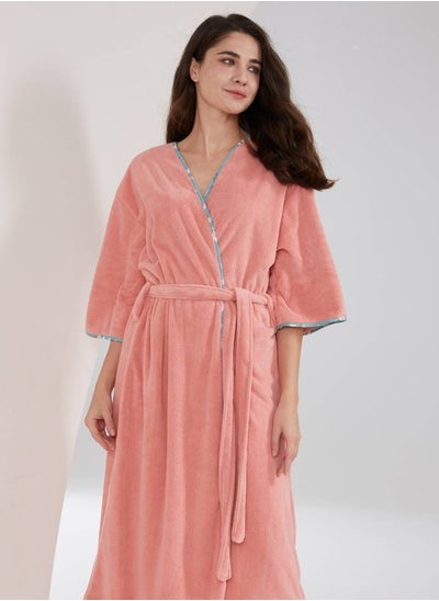 Buy Elegant Robe - Apricot in Saudi Arabia