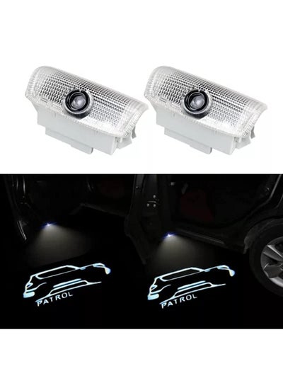 اشتري 2PCS Car Door Projector Shadow Lamp Welcome Light Door logo Light for Nissan Patrol Y62 2010 2011 2012 2013 2014 2015 2016 2017 2018 2019 2020 2021 2022 Accessories في الامارات