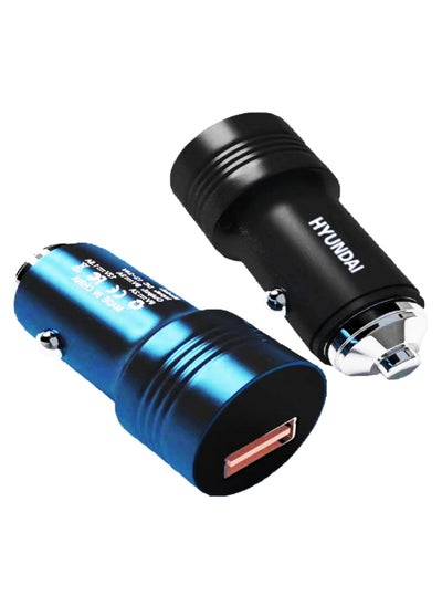 Buy Hyundai HDC03K CAR CHARGER 18W USB Port Black in Egypt