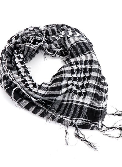 Buy Wind-Proof And Sand-Proof Warm Scarf White in UAE