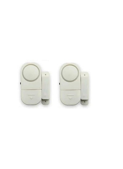 Buy 2 Pack Door and Window Alarm Wireless Sensor Alarm Home Personal Security Wireless Baby Security Alarm Office Home Security Protection in Egypt