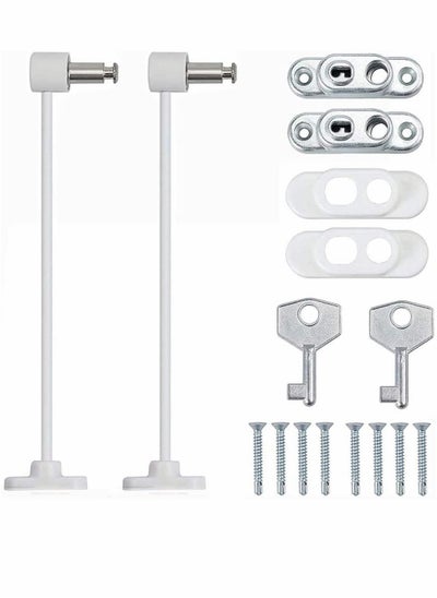 Buy 2 Pack Window Door Restrictor Child Baby Safety Security Lock Cable Wire with Self Drilling Screws and Keys for Home, Public and Commercial Applications in UAE