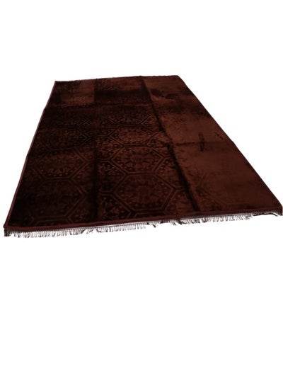 Buy ground seating mat with a 3D pattern for trips, camping, hiking, and land, heritage rug, size 200X300 cm in Saudi Arabia