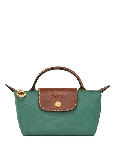 Buy Longchamp Women's Mini Cosmetic Bag, Tote Bag, Sage Green Classic Shoulder Bag in Saudi Arabia