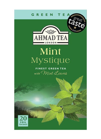 Buy Mint Mystique Green Tea 20 Teabags 40grams in UAE