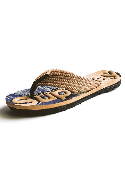 Buy Summer Men's and Women's Flip Flops Beach Slippers in UAE
