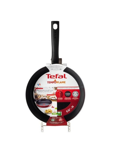 Buy French Tempo Frying Pan Red/Black in Saudi Arabia