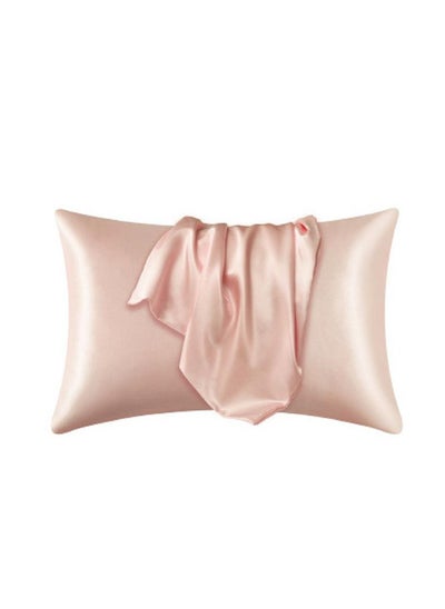 Buy 100% Pure Mulberry Queen Pillowcase 2-Piece (Jade Pink) in Saudi Arabia