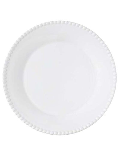 Buy Tiffany Dinner Plate, White - 26 cm in UAE