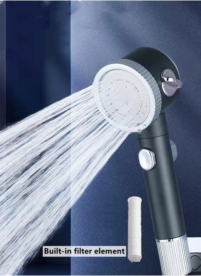 اشتري 1-Piece Multifunction Handheld Spray Spout Shower Head ABS Grey/Silver 25.5x8 Centimeter في الامارات