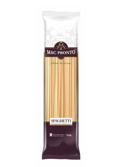 اشتري Mac Pronto Premium Pasta Spaghetti 1.6 mm 400gr في الامارات