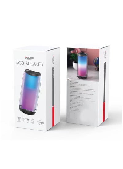 Buy Wireless Portable RGB Lights Speaker YSW09 in Saudi Arabia