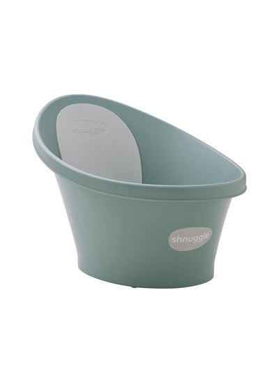 اشتري Baby Compact Bath Tub  With Plug From 0 -12 Months, Eucalyptus في الامارات