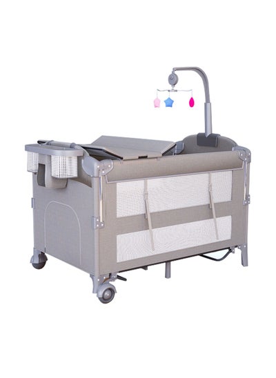 اشتري Multifunctional Baby Beside Crib, Portable And Foldable Baby Beds Bassinet, Newborn Cradle Cots With Diaper Changing Table في الامارات