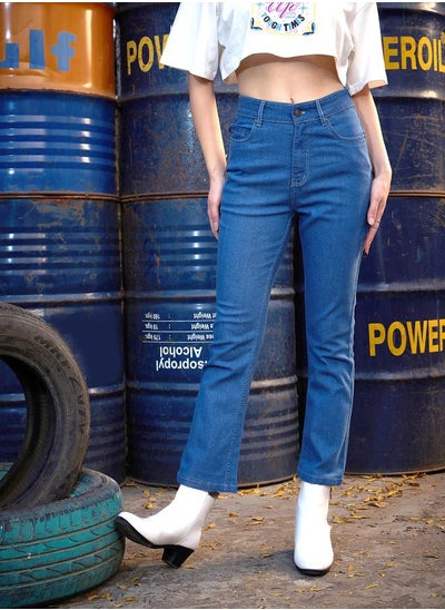 Buy Bootcut Premium Jeans with Pockets in Saudi Arabia