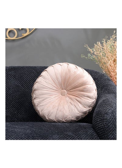 اشتري Ambrosia Smocked Round Cushion, Blush - 40 cm في الامارات