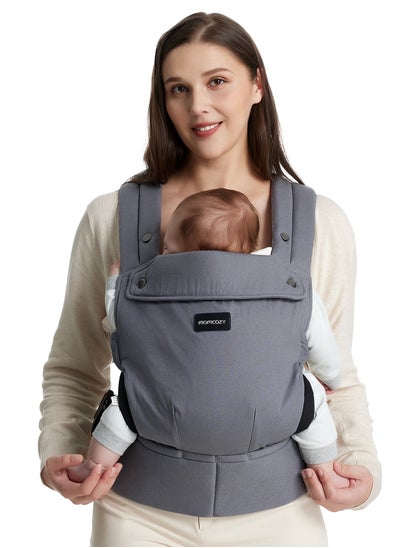 Buy Baby Carrier Newborn To Toddler - Ergonomic, Cozy And Lightweight Infant Carrier For 7-44Lbs, Effortless To Put On, Ideal For Hands-Free Parenting, Enhanced Lumbar Support in UAE