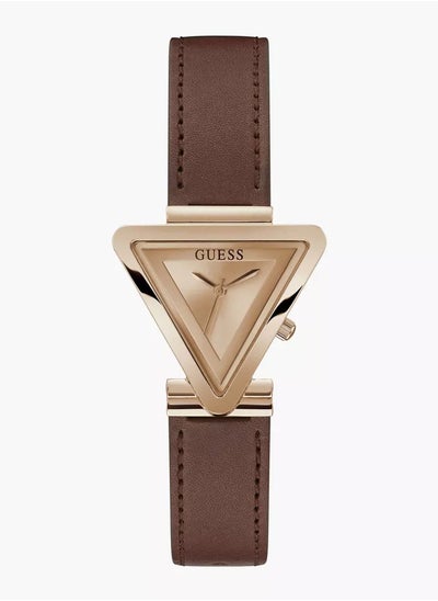 اشتري Guess Women's Triangle Analog Rose Gold Tone Case Quartz Watch - GW0548L2 في الامارات