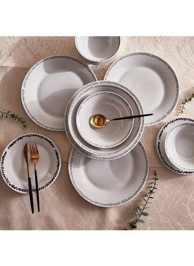 Buy Bristol Snow 20-Piece Dinner Set 27 x 2 x 27 cm in UAE