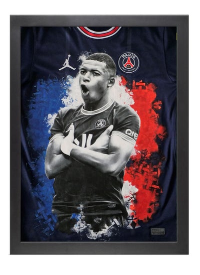 اشتري Mbappe PSG Framed Poster 50x40cm في الامارات