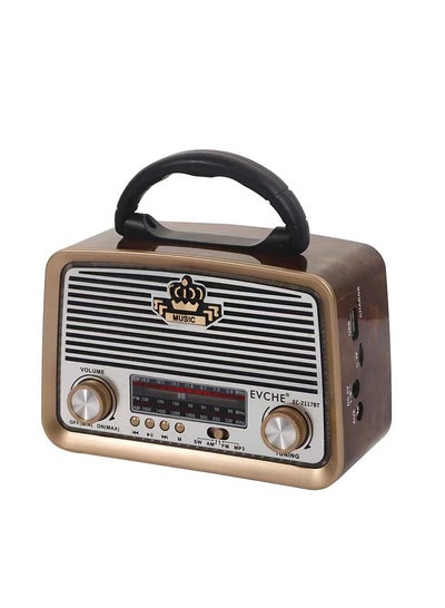 Buy USB radio EC2117BT/brown in UAE
