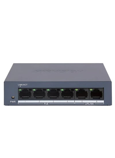 Buy Unmanaged Poe Switch Hikvision Poe 4 Port 10/100Mbp - Ds-3E0106Mp-E/M in Egypt