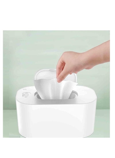 اشتري Baby Wipe Warmer Wipes Heating Box Baby Wipes Heater Case Wet Tissue Heating Box USB Constant Temperature Wet Wipe Dispenser Use Warm Wipes For Your Baby At Any Time في الامارات