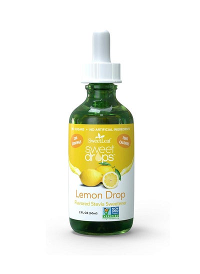 Buy Sweetleaf Sweet Drops Lemon Drop Flavored Stevia Sweetener 2 floz 60ml in UAE