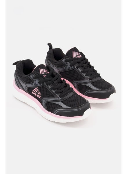 Buy Women Parallel Lace Up Training Shoes, Black Combo in Saudi Arabia