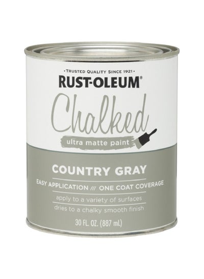 Buy RustOleum 30Oz Grey Chalked Paint in UAE