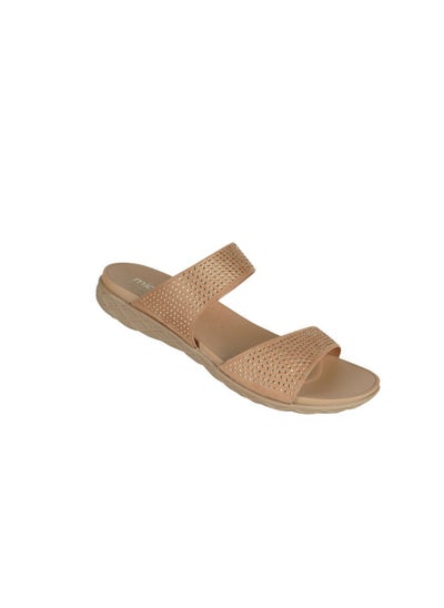 اشتري Michelle Morgan Ladies Flat Slides 814RJ082 Pink في الامارات