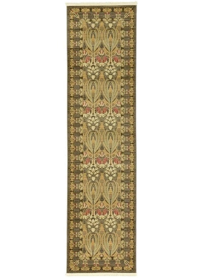 اشتري Edinburgh Collection Area Rug Canmore (2' 7" X 10' Runner Brown Light Blue) في الامارات