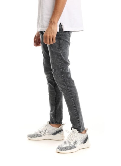 اشتري Pants Jeans 7001 For Men - Charcoal في مصر