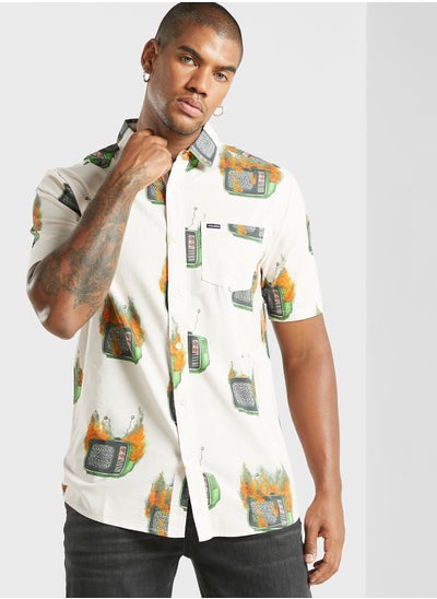 Buy Featured Artist Justin Hager Woven Shirt in Saudi Arabia