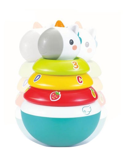 Buy Baby Rattle Stacking Activity Toy For 12 Months + in UAE