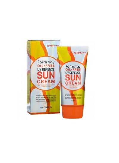 Buy Farm Stay Oil Free UV Defence Sun Cream 70ml in Egypt