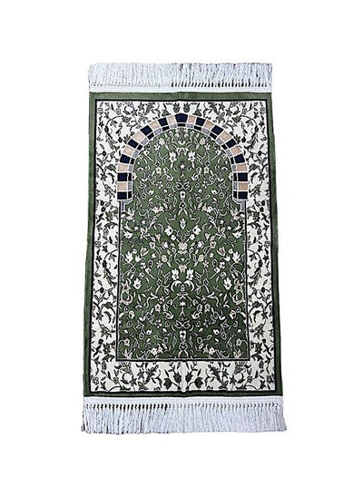 اشتري Premium Thick Prayer Mat with 2-Inch Fringe - Comfortable and Durable for Daily Use في السعودية