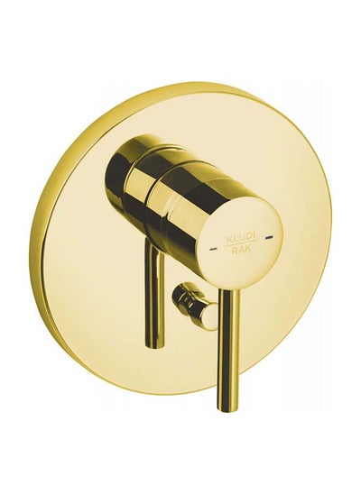 Buy Prime Concealed Single Lever Bath And Shower Mixer Trim Set Gold Rak-12075 in Egypt