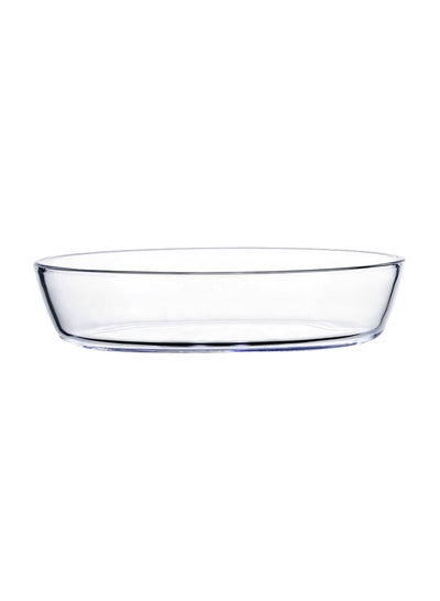 اشتري 2-Pc. Glass Oval Shape Baking Pan 2.4L في الامارات