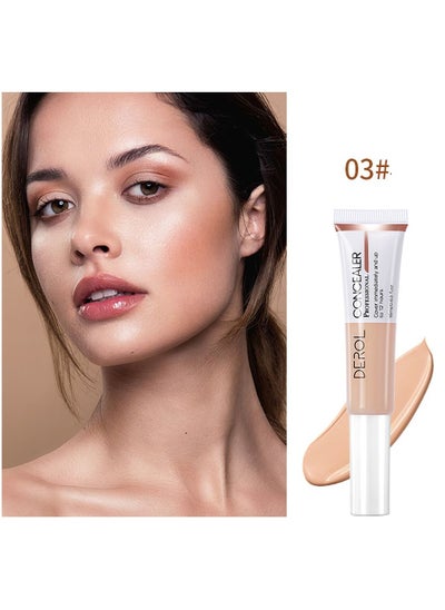 Buy Concealer Full Coverage Waterproof Sweatproof Professional Long Lasting Brightening Under Eye Concealer to Cover Acne and Freckles for Women in Saudi Arabia