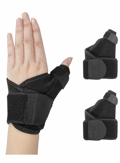 اشتري Wrist Brace for Carpal Tunnel, 1 Pack Adjustable Thumb Wrist Support Brace for Sports Protecting/Tendonitis Pain Relief, Splint Wrist Brace Day Night Support for Women Men في السعودية